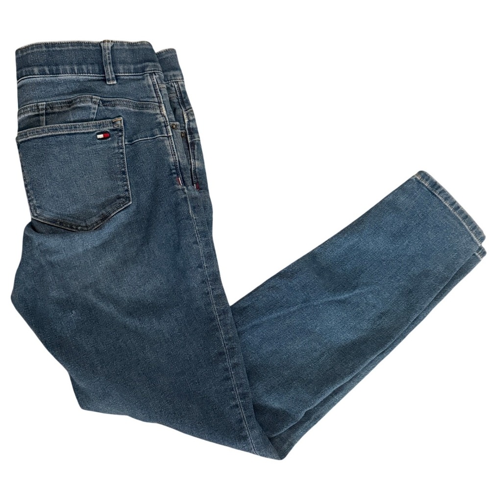 Tommy Hilfiger Womens Skinny Jeans Medium Wash Blue Stretch Denim Size 6